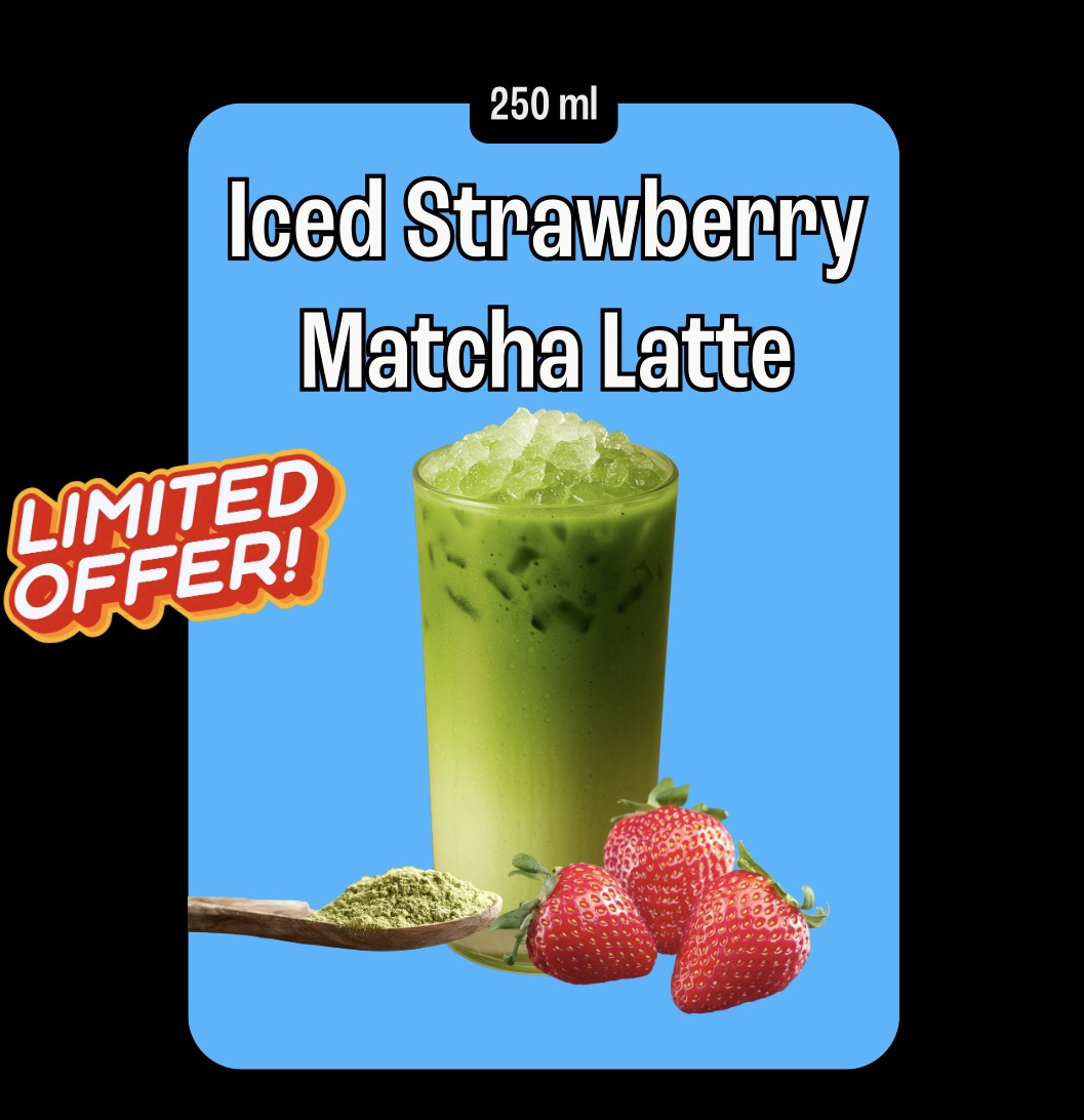 Iced Strawberry Matcha
